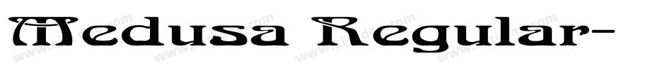 Medusa Regular字体转换